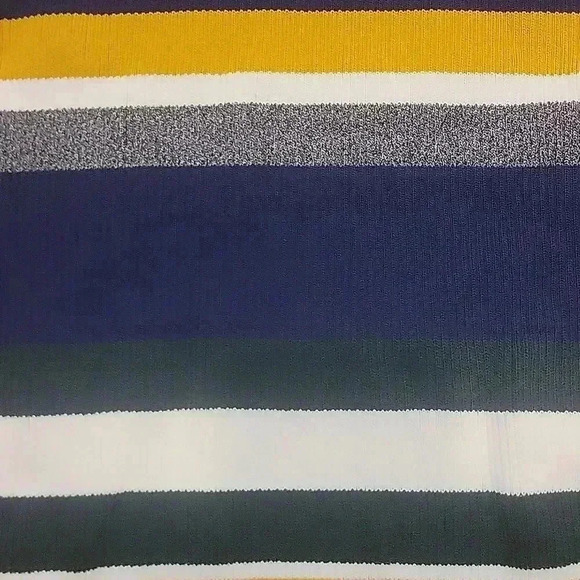 Callahan Tube Dress Knit Strapless Multicolor Striped Midi L - Picture 7 of 9